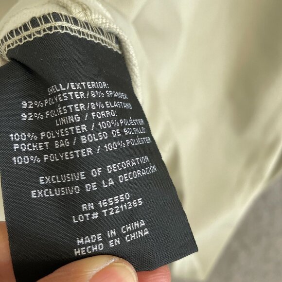 NEW 32 Degrees Heat Men's L Beige Lightweight Full-Zip Windbreaker Jacket - Picture 6 of 9